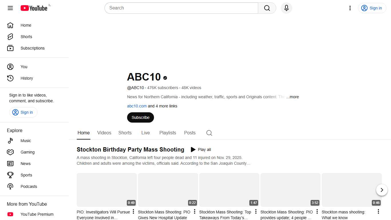 ABC10 - YouTube